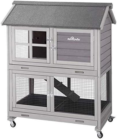 Camel and grey large waterproof hutch
