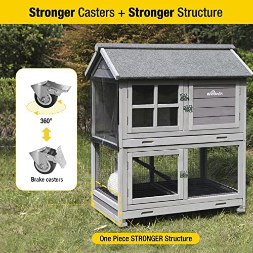 Camel and grey large waterproof hutch — photo 3