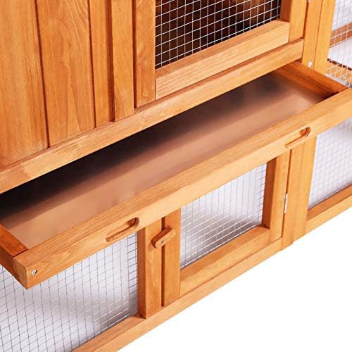 Large outdoor wooden coop and hutch — photo 4