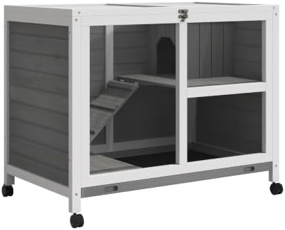 Grey indoor hutch side table size