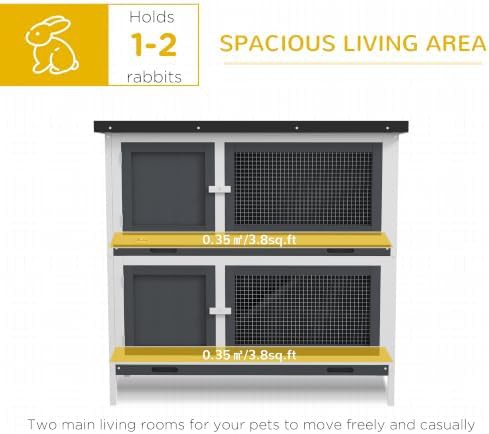 Grey wood hutch with removable tray — photo 4