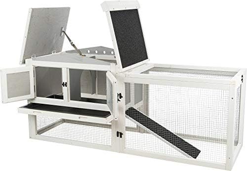 Insulated grey outdoor hutch for cold weather — photo 4