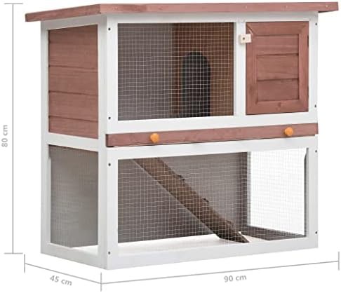 Single door brown wood pet lodge — photo 3