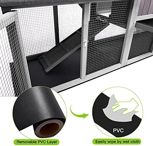 Large Outdoor Bunny Cage with PVC Layer — photo 4