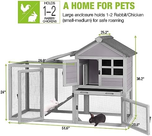 Expandable natural wood indoor bunny cage — photo 4