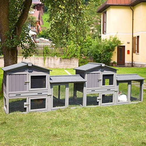 Grey outdoor house with plastic tray