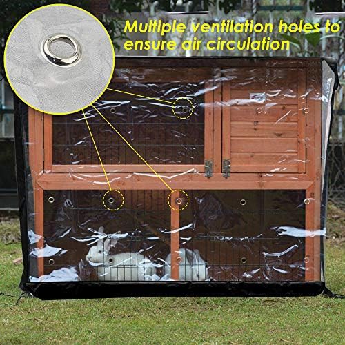 Waterproof cover for double rabbit cages — photo 3