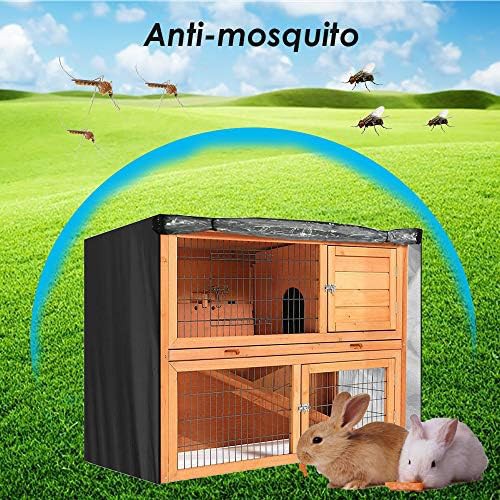 Waterproof cover for double rabbit cages — photo 5
