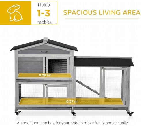 Grey mobile hutch with asphalt roof — photo 3