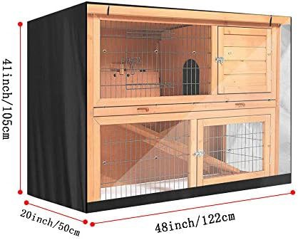 Black double decker waterproof hutch cover — photo 4