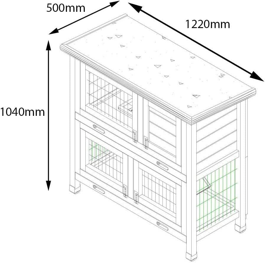 Protective cover for 48 inch rabbit hutch — photo 4