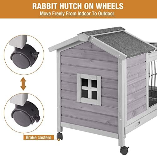 Large Space Bunny Cage with Metal Frame — photo 3