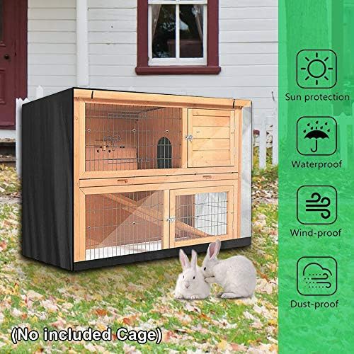 Green waterproof Oxford double hutch cover — photo 3