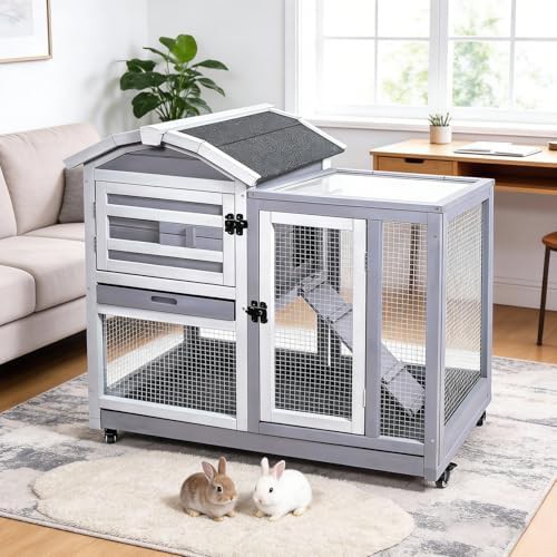 Waterproof Wooden Outdoor Bunny Hutch