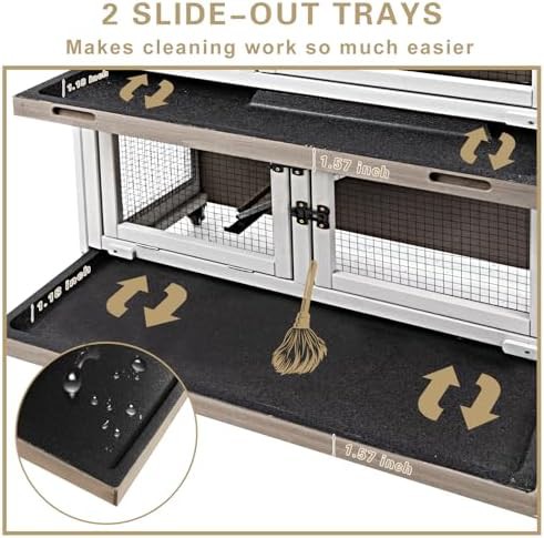 Mobile two story hutch with deep trays — photo 4