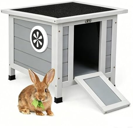 Grey small animal cage with nonslip ramp
