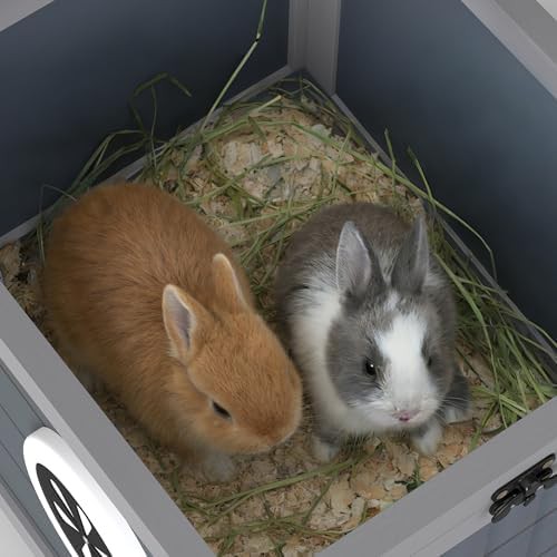 Grey small animal cage with nonslip ramp — photo 4