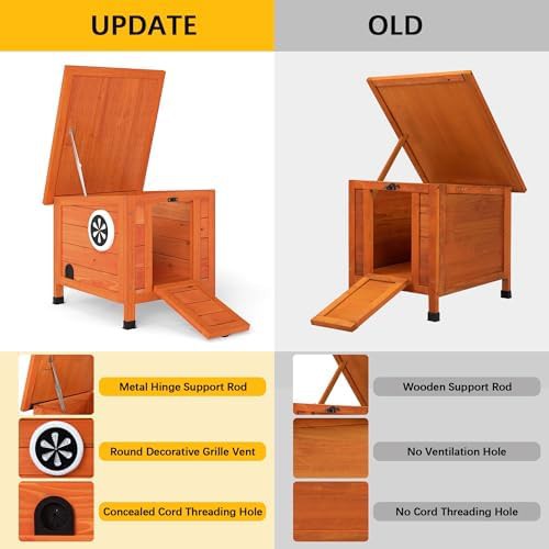 Orange small animal cage with nonslip ramp — photo 3