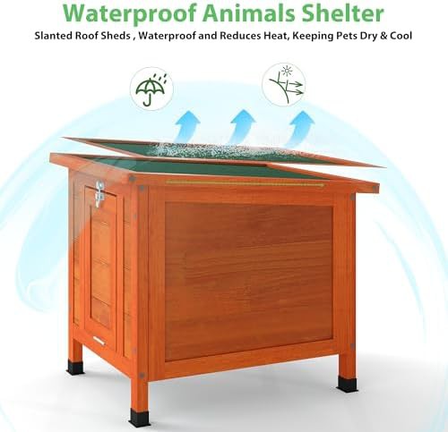 Orange small animal cage with nonslip ramp — photo 5