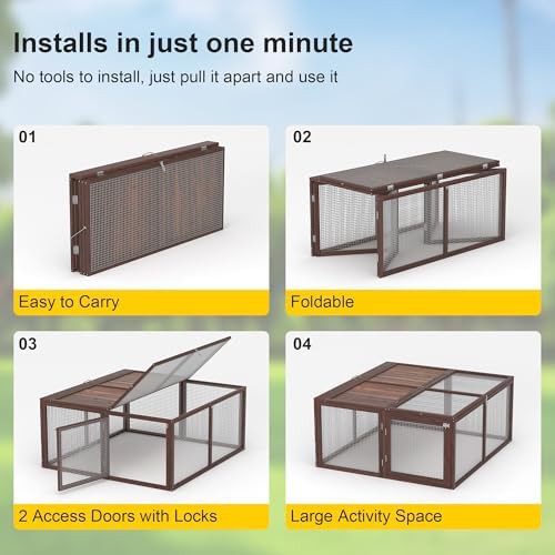 Brown wooden indoor hutch with handle — photo 4