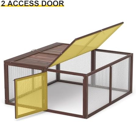 Brown wooden indoor hutch with handle — photo 5
