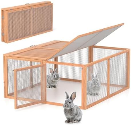 Natural wood indoor coop with handle
