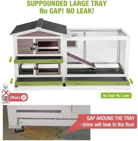 Mobile hutch with chew resistant ramp — photo 3