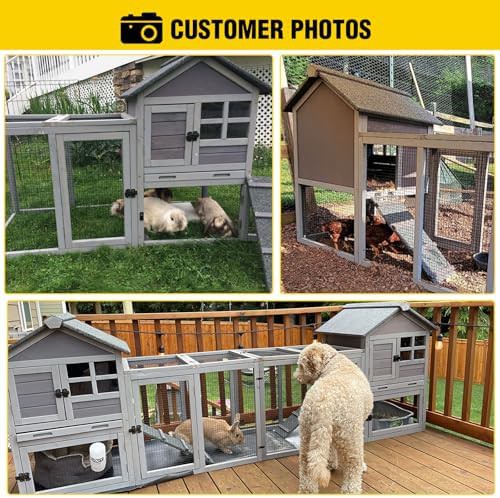 Grey waterproof hutch with asphalt roof — photo 5