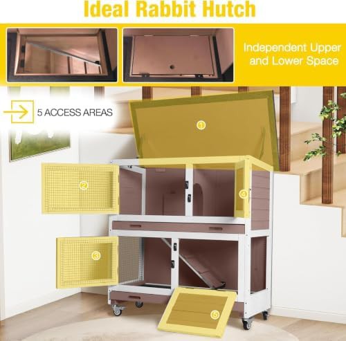 Brown two story metal pet house — photo 3