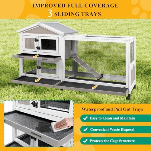 Weatherproof hutch with safe metal run — photo 3