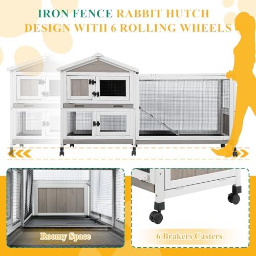 Weatherproof hutch with safe metal run — photo 5