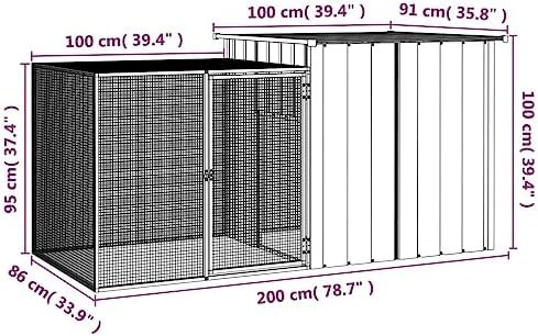Large Galvanized Steel Outdoor Enclosure — photo 5