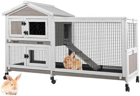 Metal frame two story hutch