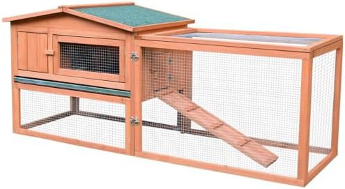 Natural wood and metal outdoor hutch — photo 4