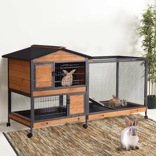 Brown and black metal frame double tray hutch