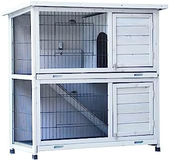 Two story gray fir wood hutch — photo 4