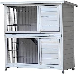 Two story gray fir wood hutch — photo 5