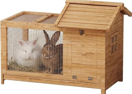 Weatherproof Double Decker Cage with Ramp