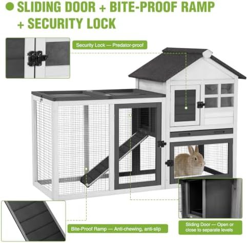 Expandable black and white asphalt hutch — photo 3