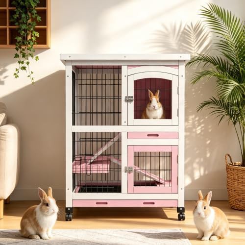Leak Proof Two Story Outdoor Hutch
