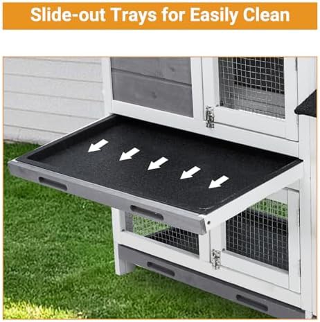 Indoor Bunny Cage with Three Removable Trays — photo 4