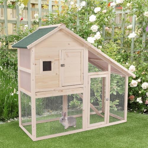 Natural two tier elevated bunny habitat — photo 4