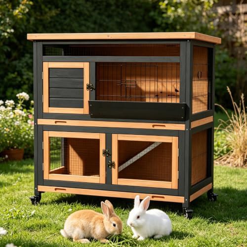 Outdoor Two Story Guinea Pig Cage