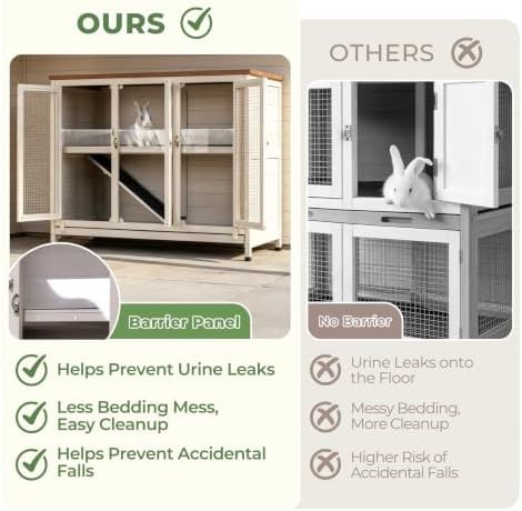 Two story hutch with clear guard panel — photo 3