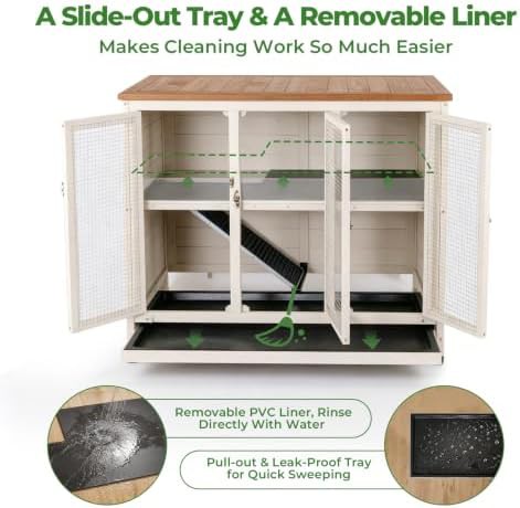 Two story hutch with clear guard panel — photo 5