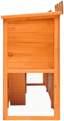 Large Seventy Six Inch Wooden Hutch — photo 4