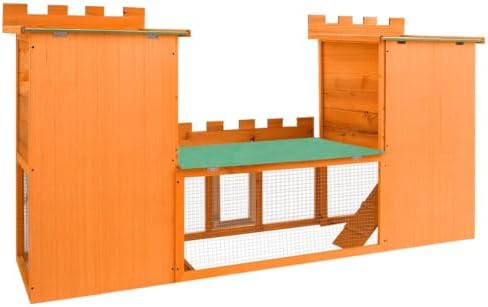 Large Seventy Six Inch Wooden Hutch — photo 5