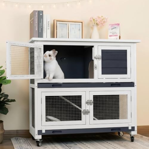 Metal Roof Hutch with Dual Trays
