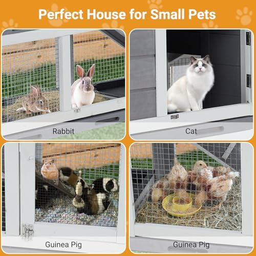Two Tier Indoor Bunny House and Cage — photo 5