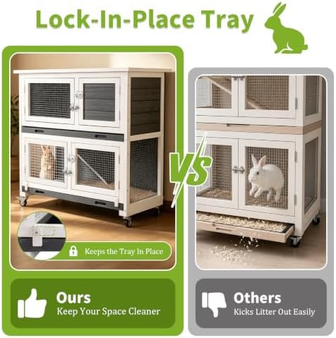 Two story cage with metal storage top — photo 4